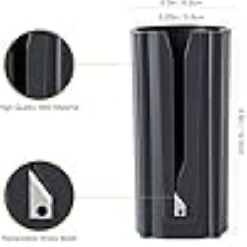 Portable Gift Wrap Cutter Set - 2 Pieces, Sliding Wrapping Paper Cutter